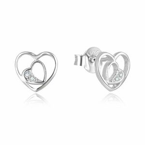 Beneto Romantici cercei inimă din argint AGUP2688 imagine