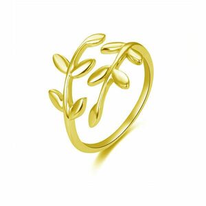 Beneto Inel deschis placat cu aur cu design original AGG468-G imagine