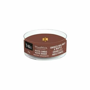 WoodWick Lumânare aromatic mica cu fitil de lemn Smoked Walnut & Maple 31 g imagine
