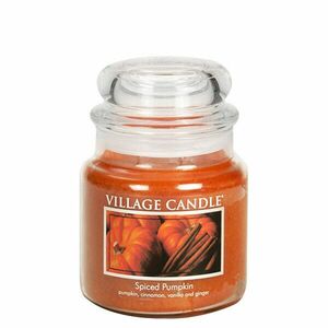 Village Candle Lumânare parfumată în sticlă Spiced Pumpkin 397 g imagine