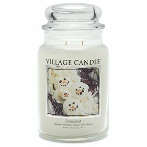 Village Candle Lumânare parfumată în sticlă Snoconut 602 g imagine