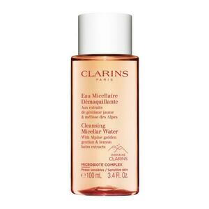 Clarins Apă micelară pentru piele sensibilă Pick & Love (Cleansing Micellar Water) 100 ml imagine