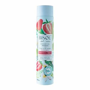 BISOU Gel de duș antistres pentru hidratarea pielii Căpșuni și busuioc (Shower Gel Antistress) 300 ml imagine
