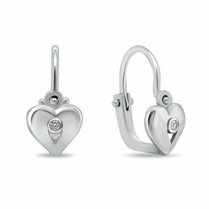 Brilio Silver Cercei de argint fermecători pentru fete inimi EA183W imagine