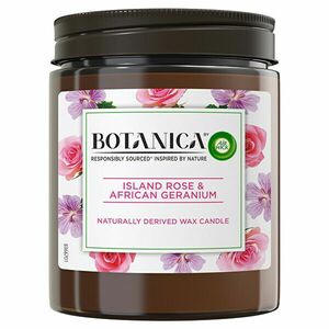 Air Wick Lumânare parfumată Botanica Trandafir exotic si muscata africana 205 g imagine