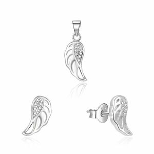 Beneto Set de bijuterii din argint aripi de înger AGSET64 / 1L (pandantiv, cercei) imagine