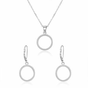 Beneto Set de bijuterii din argint cerc AGSET66RL (colier, cercei) imagine