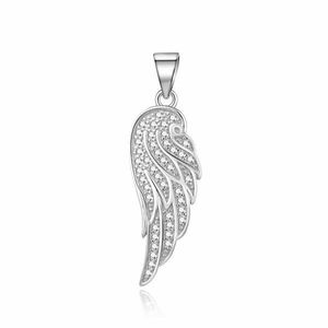 Beneto Pandantiv din argint cu zirconi Aripă de înger TAGH223 imagine