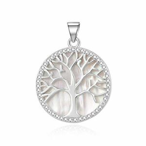 Beneto Pandantiv din argint cu sidef Jingle bell arborelevieții TAGH175 imagine