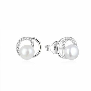 Beneto Cercei eleganți cu perle cu zirconi AGUP1321PL imagine