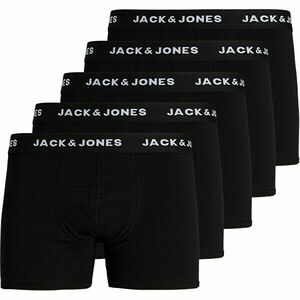 Jack&Jones PLUS 5 PACK -boxeri pentru bărbați JACBASIC 12202879 Black 3XL imagine