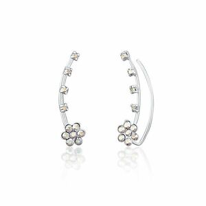 JwL Luxury Pearls Cercei florali cu cristale JL0722 imagine