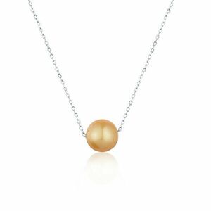 JwL Luxury Pearls Colier din argint cu o perlă de aur din Pacificul de Sud JL0727 imagine