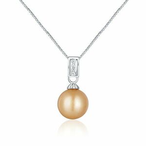JwL Luxury Pearls Colier elegant din argint cu perla aurie a Pacificului JL0734 (lanț, pandantiv) imagine