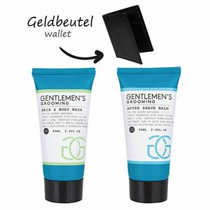 Accentra Set cadou de îngrijire de baie cu portofel Gentlemen`s Grooming imagine