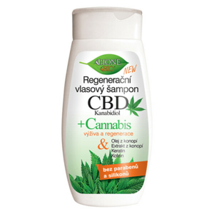 Bione Cosmetics Șampon regenerant nutritiv CBD Kanabidiol 260 ml imagine