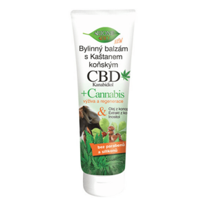 Bione Cosmetics Balsam din plante cu castan sălbatic CBD Kanabidiol 300 ml imagine