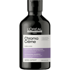 L´Oréal Professionnel Șampon profesional mov care neutralizează tonurile galbeneSerie Expert Chroma Crème(Purple Dyes Shampoo) 500 ml imagine