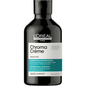 L´Oréal Professionnel Șampon verde profesional care neutralizează tonurile roșii Serie Expert Chroma Crème (Green Dyes Shampoo) 300 ml imagine