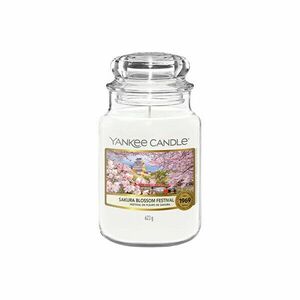 Yankee Candle Lumânare aromatica Classic mare Sakura Blossom Festival 625 g imagine