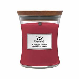 WoodWick Lumânare parfumată in vază medie Elderberry Bourbon 275 g imagine