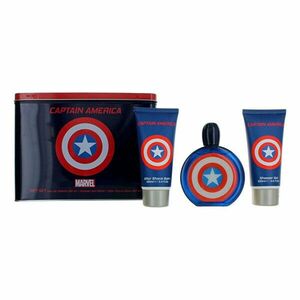 EP Line Captain America - EDT 100 ml + balsam după ras 100 ml + gel de duș 100 ml imagine