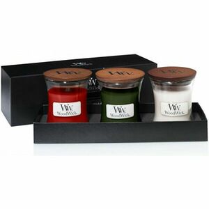 WoodWick Set cadou de mici lumânări parfumate lemnoase 3 x 85 g imagine