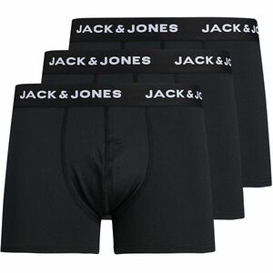 Jack&Jones 3 PACK -boxeri pentru bărbați JACBASE 12204876 Black XXL imagine