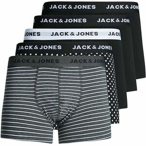 Jack&Jones 5 PACK - boxeri pentru bărbați JACBIRGER 12208831 Dark Grey Melange XXL imagine