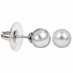 Levien Cercei moderni cu perle Pearl lumină Grey imagine