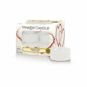 Yankee Candle Lumânări aromatice de ceai Snow in Love 12 x 9, 8 g imagine
