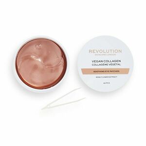 Revolution Skincare Pernuțe calmante sub ochi Rose Gold Vegan Collagen (Soothing Eye Patches) 60 buc imagine