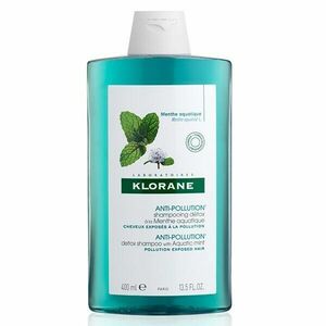 Klorane Șampon Detoxifiant care protejează împotriva influențelor exterioare Mentă de apă (Anti Pollution Detox Shampoo With Aquatic Mint) 200 ml 400 imagine