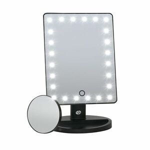 Rio-Beauty Oglindă cosmetică tactilă(24 LED Touch Dimmable Cosmetic Mirror) imagine