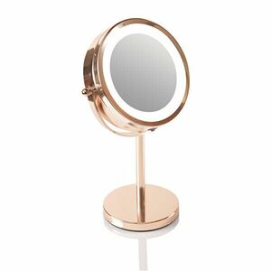 Rio-Beauty Oglindă cosmetică cu două fețe (Rose Gold Mirror) imagine