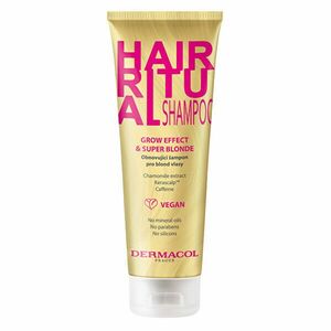 Dermacol Șampon regenerativ pentru părul blond Hair Ritual (Grow Effect & Super Blonde Shampoo) 250 ml imagine
