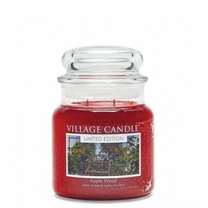Village Candle Lumânare parfumată în sticlă Apple Wood 389 g imagine