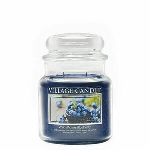 Village Candle Lumânare parfumată în sticlă Wild Maine Blueberry 389 g imagine