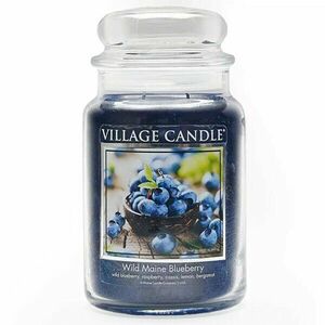 Village Candle Lumânare parfumată în sticlă Wild Maine Blueberry 602 g imagine