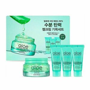 Holika Holika Set cadou hidratant pentru îngrijirea pieliiAloe Soothing Essence 80% Gel Cream Set imagine
