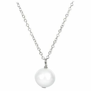 JwL Luxury Pearls Lanț din argint cu o perlă reală de culoare albă JL0087 imagine