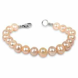 JwL Luxury Pearls Brățară realizată din perle reale culoare somon JL0142 imagine
