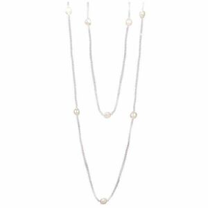JwL Luxury Pearls Colier lung, realizat din perle alb JL0427 autentic imagine