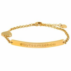 Troli Bratara de aur placata cu aur #bysamsebou (mai scurta) imagine