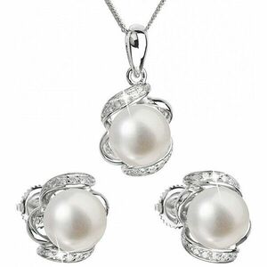 Evolution Group Set de argint de lux cu perle autentice Pavon 29017.1 imagine