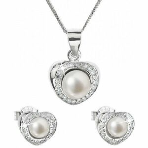 Evolution Group Set de argint de lux cu perle reale Pavona 29025.1 (cercei, lanț, pandantiv) imagine