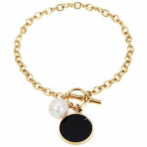JwL Luxury Pearls Bratara din otel cu perla dreapta JL0482CH imagine