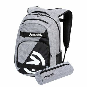 Meatfly Rucsac Exile 4 A-Heather Grey, Black imagine