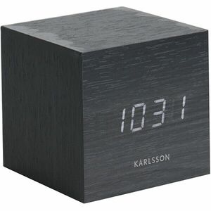 Karlsson Designový LED budík - hodiny KA5655BK imagine
