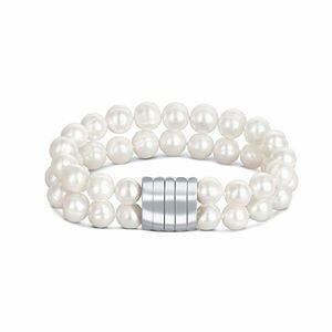 JwL Luxury Pearls Brățară dublă din perle albe adevarate JL0598 imagine